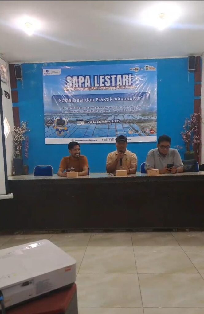 
					Sosialisasi ketahanan Pangan dan pemberdayaan masyarakat Purwasari menuju pembangunan berkelanjutan