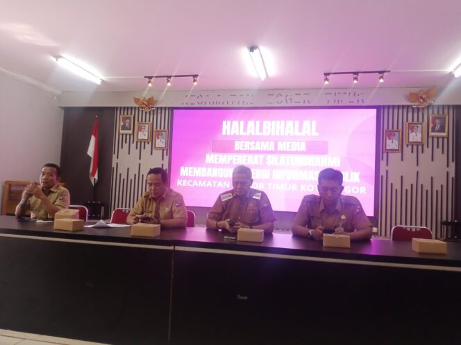 
					Pererat Sinergi, Kecamatan Bogor Timur Gelar Halal Bihalal Bersama Insan Media