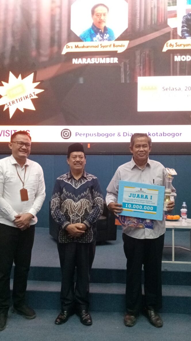 
					Juara Satu Terbaik Kompetisi Perpustakaan Tingkat Kota Bogor Diraih SD Pertiwi 2025