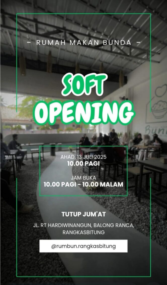 
					Grand Opening “Rumah Makan Bunda”
